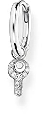 Thomas Sabo Einzel Creole mit Schlüssel Anhänger 925 Sterling Silber CR701