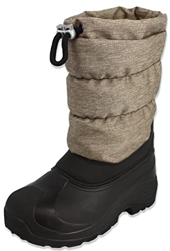 Beck Stivali da snowboard unisex per bambini, beige., 26/27 EU