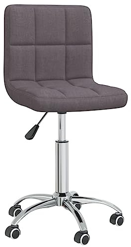 vidaXL Bürostuhl Drehbar Taupe Stoff
