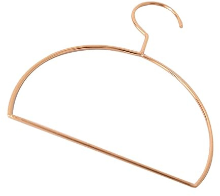 PRETYZOOM Organizer Armadio Portacravatte e Sciarpe in Metallo Semicircolare, Appendiabiti Salvaspazio Porta Sciarpe e Cinture Colore Oro Rosa per Guardaroba e Porta Oggetti Casa