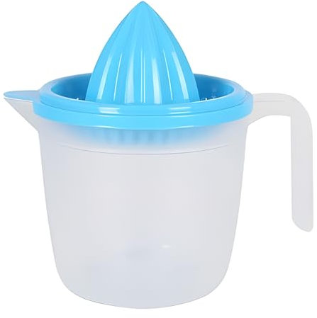 PARENCE.- Exprimidor de Plástico - Capacidad 600 ml, Prensa de Frutas, Naranja, Limón, Manual - Color Aleatorio