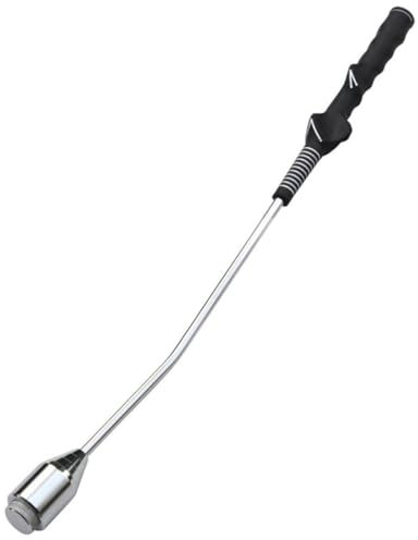 KOMBIUDA Schwunggriff Trainingshilfe Für Golf Übungsschläger Mit Edelstahl Gewichten Für Aufwärmen Und Muskelaufbau