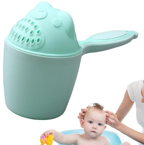 Jarra de Baño para Bebés con Cascada de Animales | Enjuagador de Cabello y Creativo, Antideslizante para el Baño | Taza para Lavar el Pelo de Niños y Bebés, Regalo Perfecto