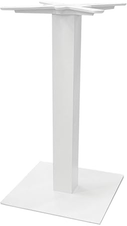 Gruppo Maruccia - Base de table en aluminium blanc anti-sel - Pied central - Pour aménager les bars, les restaurants, les pizzerias