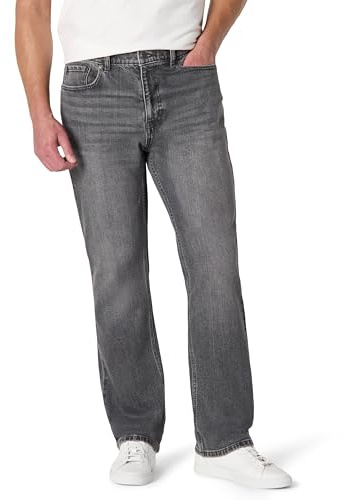 Amazon Essentials Vaqueros de Corte Holgado Hombre, Lavado Gris, 42W / 28L