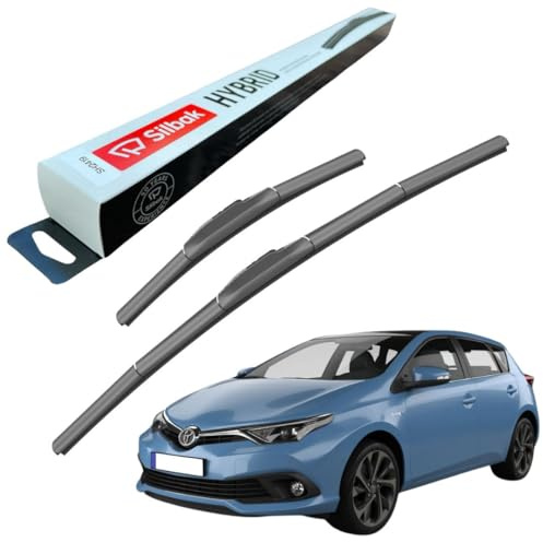 Silbak Windscreen Wipers, for TOYOTA AURIS (2012 ONWARDS) Wiper Blades, 650mm/350mm, Hybrid