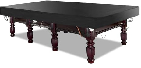 Dysdensa 12 ft Heavy-Duty Leatherette Pool Table Cover, Waterproof & Tearproof Cover for Snooker Billiard Pool Table