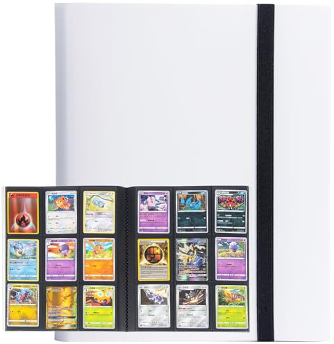 cardcosmos - 9 raccoglitori tascabili Basic Strap - Album per carte da collezione - Capacità di 360 carte | Protezione, impermeabile e senza acidi | Ideale per Pokémon, Magic: The Gathering, Yu-Gi-Oh