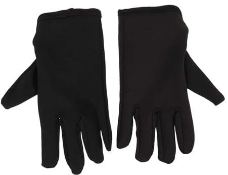 LIFKOME Hairdressing Heat-resistant Gloves Protective Mittens for Curling Wand and Hair Styling Reusable Barber Gloves Full Finger Design for Home Salon Use