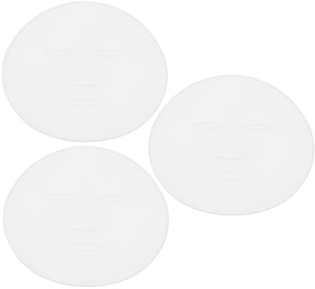 MAGICLULU Wiederverwendbare Silikon Maskenformen Weiße Kollagen und Algenmaskenschalen 3 Stück für Frauen für Selbstgemacht Gesichtsbehandlung zu Hause