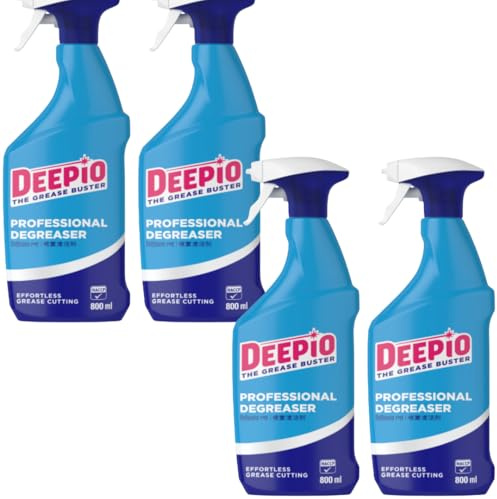 4X Professional Degreaser Spray 800ml Powerful Grease & Oil Remover for Kitchen Equipment, Ovens, Hobs, Grills & Surfaces Food Contact Safe Bleach & Fragrance Free Commercial Grade Cleaner