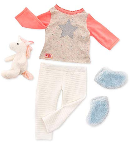 Our Generation Dolls Unicorn Wishes Pjs Outfit for 18 dolls