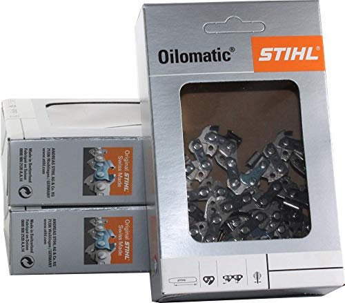 Stihl Picco Micro PMM 3/8P-1,1-50 Lot de 3 chaînes de tronçonneuse pour Stihl 023L 35 cm 3610 000 0050 Largeur de rainure 1,1