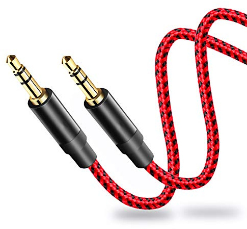3.5mm Aux Cable 5M, 3.5mm Male to Male Audio Cable AUX Cable for Headphones, iPods, iPhones, iPads, Home/Car Stereos and More.
