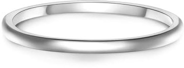 GLANZSTÜCKE MÜNCHEN Damen-Ring Sterling Silber - Stapelring Vorsteckring Silberring