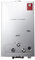 ECUTEE 16L 32KW Scaldabagno a gas di petrolio liquefatto Scaldabagno a gas propano/GPL, Scaldabagno istantaneo senza serbatoio con kit doccia, Per docce da esterno, argento