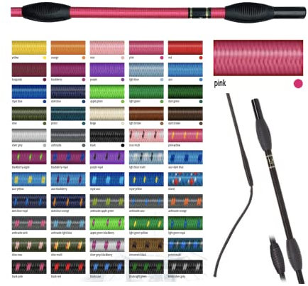 JA Horse Fleck Feldmann Balance Sports Dressurgerte Gerte Reitgerte (130 cm, pink)