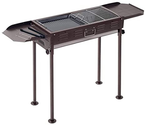 Kolgrill Picknick Grill Träkolgrill Bärbar Kolgrill I Rostfritt Stål Vikbar BBQ Campinggrill Stor Resegrill För Utomhusgrillspis Kolgrillar Picknickgrill (Color : A)