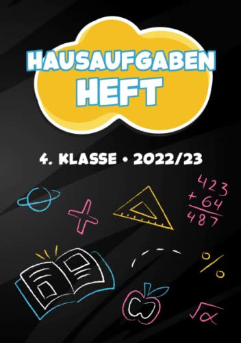 Hausaufgaben Heft - 4. Klasse - 2022/23