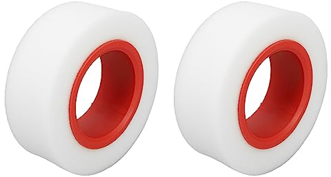 Utvändig RC inre skuminlägg, 2 st bekvämt friktionsreducerande RC däckskum 65 mm för SCX10 (röd)