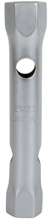 Cofan Chiave a tubo | DIN 896 B | Materiale: acciaio temprato | Doppia bocca esagonale | Misura 6-7 (1, 24-26)