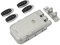 ARREGUI CI30P Cerradura de Seguridad Invisible para Puerta con 4 mandos a distancia | Antirrobo | Anti Okupas | Cerradura Electrónica para Puerta | Cerradura Inteligente | Cerrojo interior | Plata