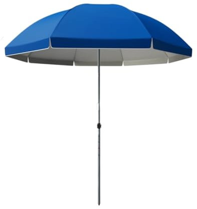 Gartenschirm Sonnenschirm Terrassenschirm Terrasse Regenschirm Sonnenschirm Regenschirm Outdoor Markt Tisch Regenschirme Für Garten Rasen Ohne Basis Marktschirm Sonnenschirme im Freien(Blue)