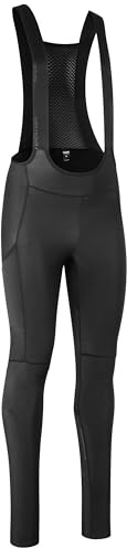 GripGrab Collant à Bretelles Thermique sans Peau de Chamois PACR Cuissard Cyclisme Homme Hiver Vélo