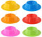 6 Stück Eierbecher Set, Eierbecher Lustig, Eierbecher Stapelbar mit Ablage, Bruchsichere Eierhalter, Runde Eierbecher für Eier, Eierbecher für Kinder, Küche und Camping