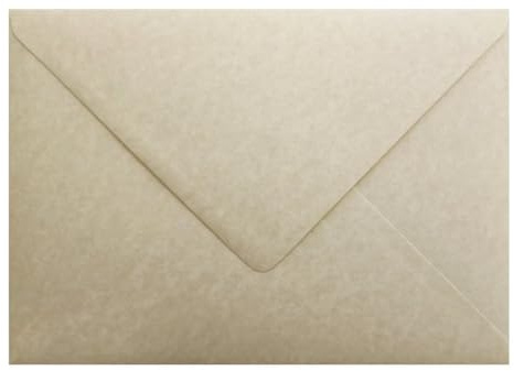 Pack of 100 Parchment Hammer Finish 162mm x 229mm Gummed 120gsm C5 (to fit A5) Coloured Envelopes