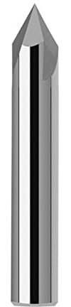 Fräser am Ende der Abschrägung V-förmige 1 Stück Fasenfräser 60 90 120 Grad, Aluminium-Wolfram-Schaftfräser 3-Flöten-Fasenfräser(D6xR90x50L)