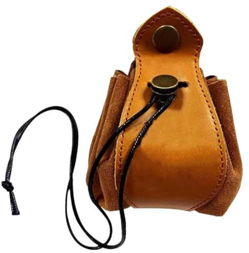 Warmhm Würfelbeutel Aus Hochwertigem Pu-Leder Tragbarer Würfelhalter Würfelaufbewahrungsbeutel Staub Und Kratzfest Vielseitig Einsetzbar Für Würfel Und Kleine Accessoires Mit Kordelzug Zu