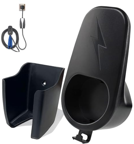 SiegenPro Wandhalterung Ladekabel Wandhalter für Tesla Wallbox Kabelhalter Typ 2 Steckerhalter Dock für Tesla Model 3 Model X Model S Halterung Wallbox Tesla Zubehör