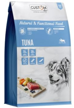Custom Diet - Pienso Tuna 10 kg – Pienso Completo para Perros Adultos con Atún Premium & Verduras Naturales, Digestión Suave, Salud Digestiva y Pelaje Brillante