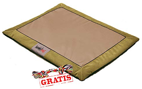 HobbyDog Matte ATAFZK7 + Spieltau gratis Hundematte Hundebett Ruheplatz Hundematratze Hundekissen Schlafplatz (3 Verschiedene Größen) (XL (110 x 90 cm))