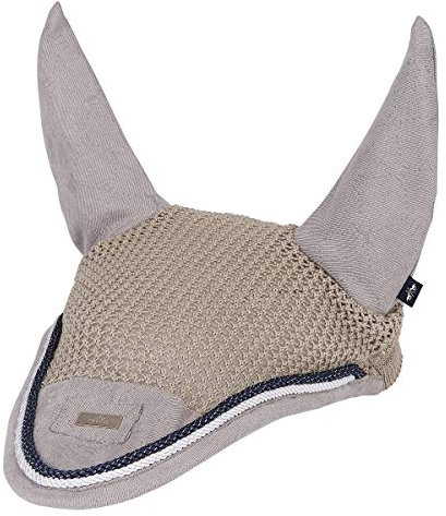 HV Polo Gorro para moscas con orejas de mosca, aspecto brillante, orejas elásticas, color gris helado