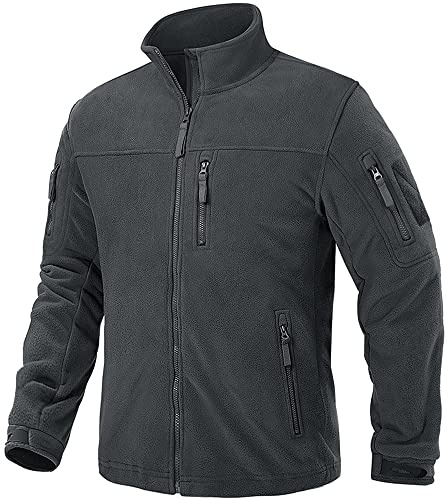 TACVASEN Chaqueta Forro Polar Hombre Militar Chaqueta Térmica Hombre