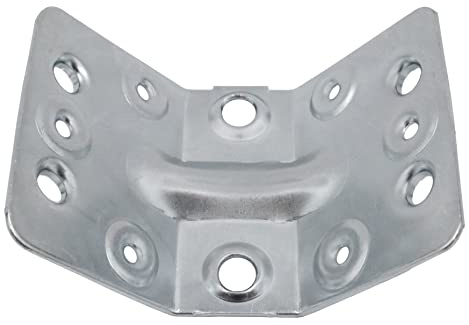 Design61 Lot de 4 ferrures d'angle en acier 100 mm x 70 mm