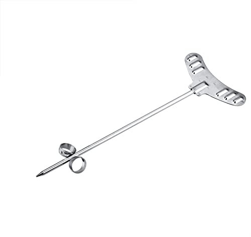 KOSDFOGE Vegetables Spiral Knife, 2pcs / Set Stainless Steel Vegetable Spiral Cutter Manual Potato Carrot Cucumber Carving Roller, for Healthy Snacks, Chips, Parties