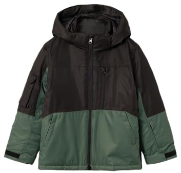 NAME IT Jungen Nkmslope10 Ski Jacket Block Fo Schneejacke, Climbing Ivy, 122