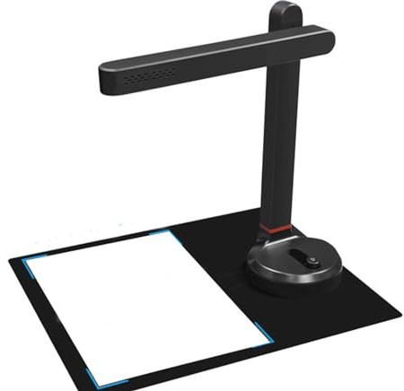 Bärbar dokumentskanner, 13MP/16MP/20MP USB-dokumentkamera, snabb skanning 1s/sida, fångststorlek A3, realtidsprojektion, lättanvänd OCR, endast Windows,16mp