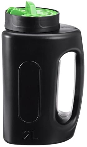 Obesntln Esparcidor de abono manual | Salero | 2 litros de hierba, esparcidor de abono manual con modos de apertura ajustables para césped y jardín