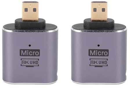 Mini DisplayPort to HDMI Adapter, Mini DP to HDMI Adapter, 8K Mini DisplayPort to HDMI Adapter 8K 60Hz 4K 120Hz Universal 48Gbps Mini DP 1.4 to HD Output 2.1 Adapter