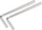 TOP-VIGOR 2Pcs 3/16 Inch Hex Key Wrench, Metric CR-V L Shaped Allen Key Imperial Hexagon Head Spanner Tool for Repairing, Installation
