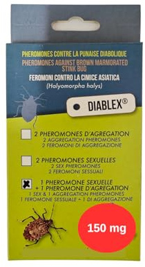 Kit recarga trampa chinche asiática Diablex – 1 feromona atrayente y 1 sexual (150 mg)