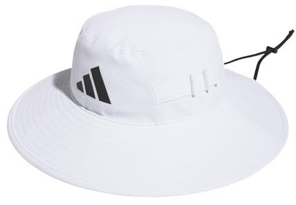 adidas Uomo Wide Brim Hat, White, L-XL