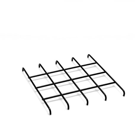 SUNGOOYUE Folding BBQ Rack, Portable Adjustable Steel Folding Campfire Grill with Adjustable Height and Length for Camping Hiking Picnicking Traveling Fishing (Grid)