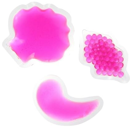 OATIPHO 3pezzi Maschera Occhi Gel Freddo Impacchi Per Cuscinetto in Per Labbra Fresco Strumento Per Ospedali e Studi