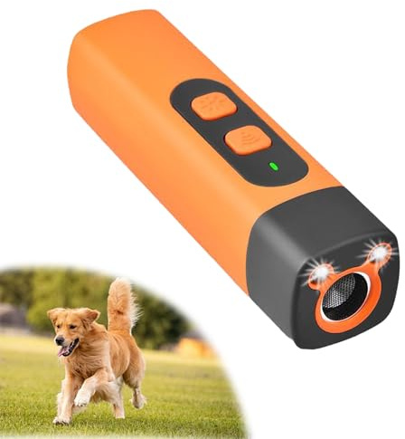 YOUYIKE Anti Bell Gerät Hunde, Ultraschall Hundeabwehr, Wiederaufladbar mit LED-Taschenlampe, 3 Frequenzen Stufen für sofortige Wirkung gegen Bellen, für Hundetypen, Innen & Außen