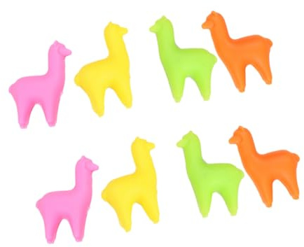 EPIGEIST 8 pezzi Segna Calici in Silicone Alimentare con Design Alpaca Etichette Colorate per Bicchieri da Vino per Feste Bar Ristoranti e Matrimoni Colore Casuale Colore Casuale